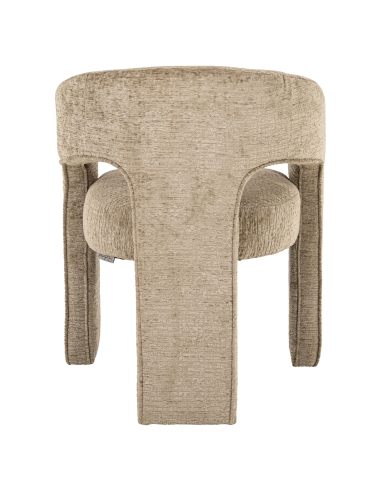 Chaise de salle à manger tonneau beige BELLE | Loft