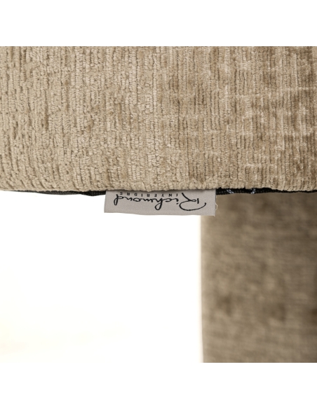 Chaise de salle à manger tonneau beige BELLE | Loft