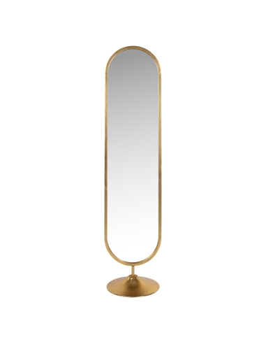 Ovaler Standspiegel in Gold MOYA | Loft