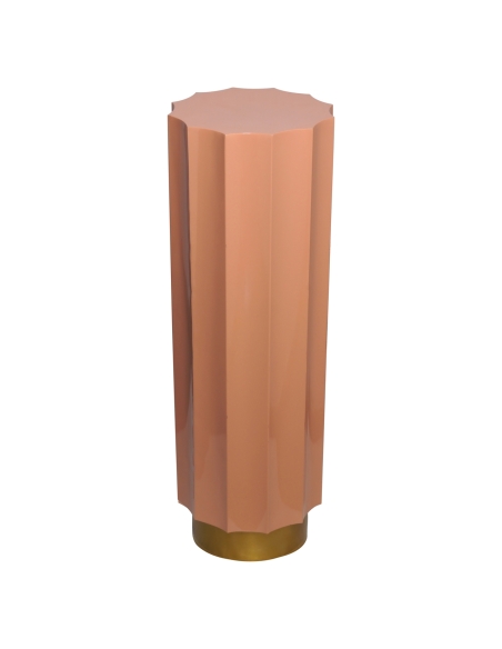 Faceted decorative column salmon ISABELLE | Loft