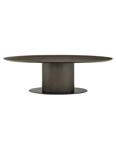 Table à manger ovale placage chêne 210 GORDON | Loft