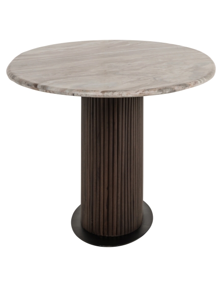Table à manger ovale marbre beige 200 RASHFORD | Loft
