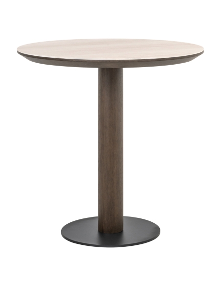 Runder Bistrotisch in Travertin-Optik 75 RITZ | Loft