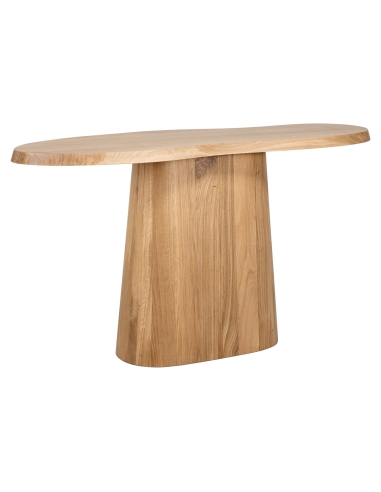 Console chêne naturel forme organique RIVA
