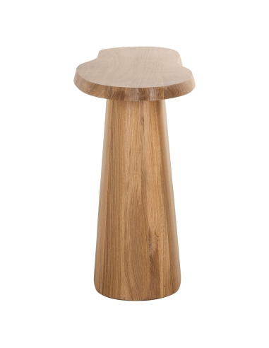Console chêne naturel forme organique RIVA