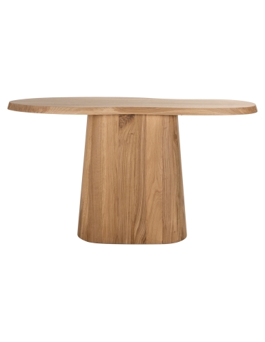 Consolle in rovere naturale dalla forma organica RIVA