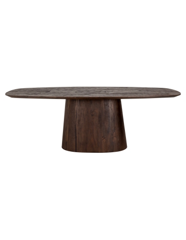 Table à manger ovale manguier brun 230 ALIX | Loft