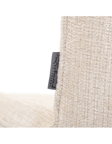 Chaise de salle à manger pivotante beige DAKOTA | Loft