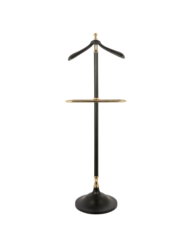 Cabide de pé preto e dourado BALLEY | Loft