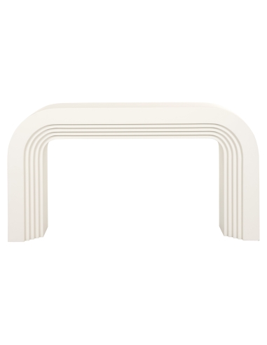 Consola arco escultórica blanca 150 RAINBOW