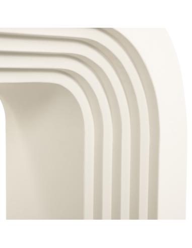 Console arche sculpturale blanche 150 RAINBOW