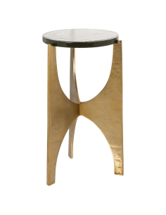 Table d'appoint ronde piètement doré 33 AVERY