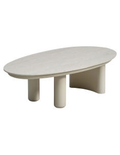 Outdoor-Couchtisch aus Sinterstein VÊNDOME
