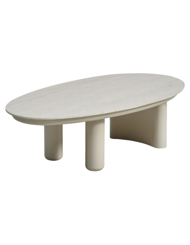 Buiten salontafel van sintersteen VÊNDOME