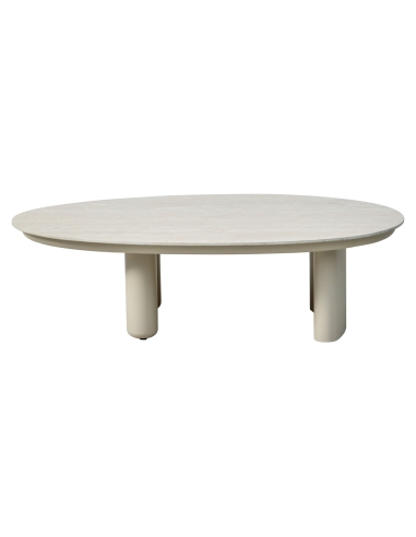 Outdoor-Couchtisch aus Sinterstein VÊNDOME