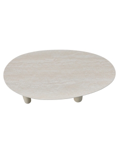 Table basse extérieure en pierre frittée VÊNDOME 2