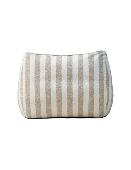 Ecru striped outdoor daybed SOLADA