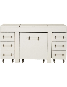 Tocador blanco DIVA CROCO KARE Design – 4 piezas 2
