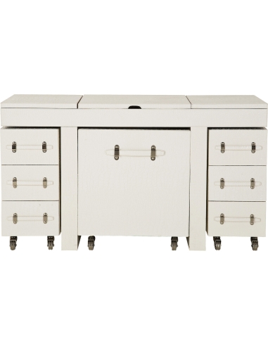 Tocador blanco DIVA CROCO KARE Design – 4 piezas