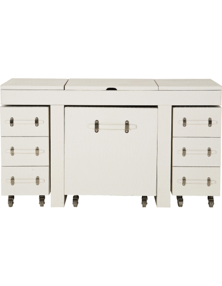 KARE Design DIVA CROCO witte kaptafelset – 4 delen