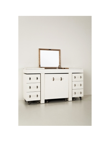 Toeletta bianca DIVA CROCO KARE Design – 4 pezzi