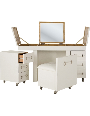 KARE Design DIVA CROCO witte kaptafelset – 4 delen