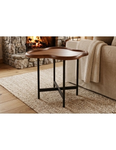 Mesa auxiliar BILLY con tablero orgánico de pino marrón 2