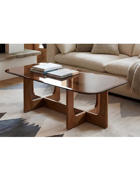 LAZARE salontafel gestyled in een moderne woonkamer