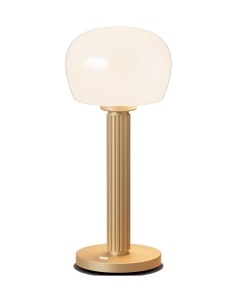 Candeeiro VENDOME dourado mate recortado sobre fundo branco