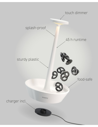 TAKEAWAY white Sompex – detail