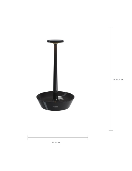 TAKEAWAY negra Sompex – dimensiones