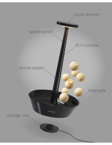 TAKEAWAY noire Sompex – détail