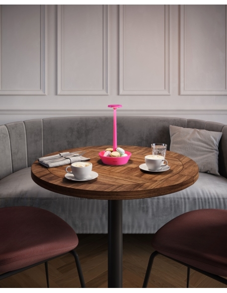 TAKEAWAY rose fluo Sompex – vue détourée