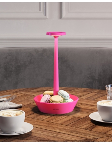 TAKEAWAY rose fluo Sompex – mise en situation