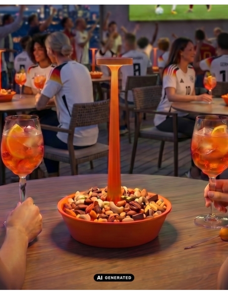 TAKEAWAY orange fluo Sompex – mise en situation