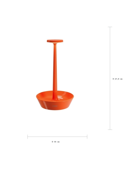 TAKEAWAY orange fluo Sompex – dimensions