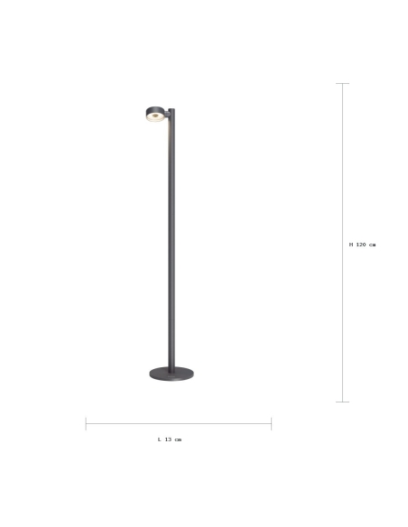 RONDA anthracite Sompex – dimensions
