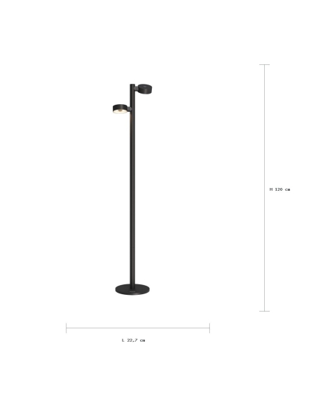 RONDA nera Sompex – dimensioni