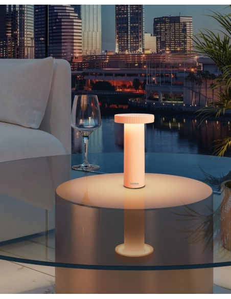 VOLUME apricot Sompex – room setting