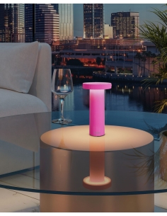 VOLUME rose néon Sompex – vue détourée 2