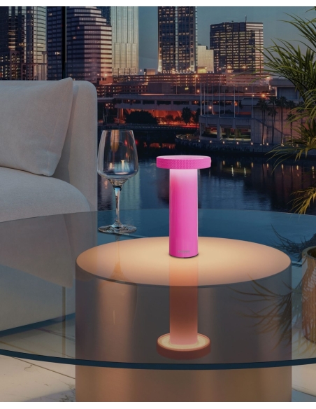 VOLUME rosa neón Sompex – ambiente