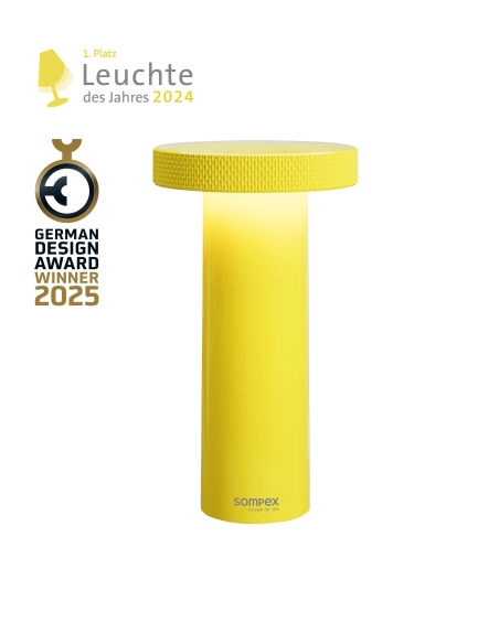 VOLUME neon yellow Sompex – cutout view