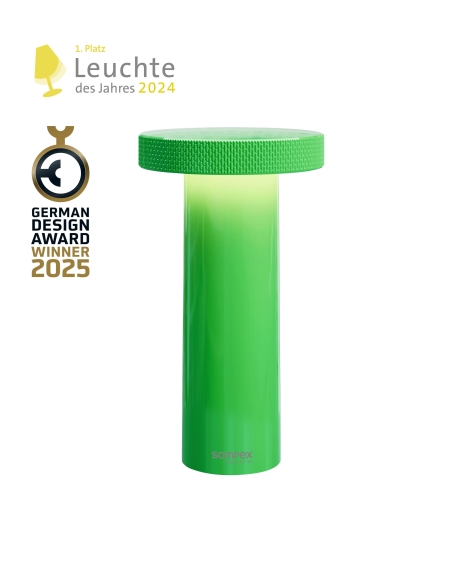 VOLUME neon green Sompex – cutout view