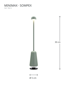 MINIMAX verde oliva Sompex – vista aislada 2