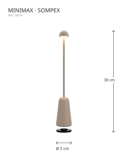 MINIMAX zand Sompex – afmetingen