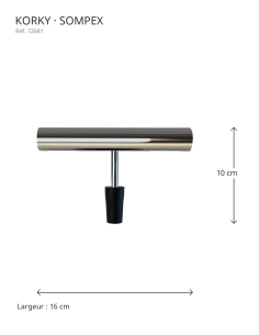 KORKY argentata Sompex – vista isolata 2