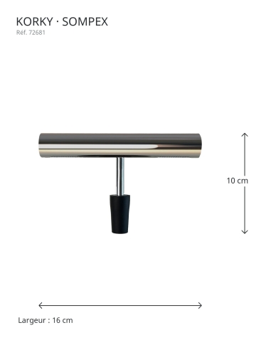 KORKY argentée Sompex – dimensions