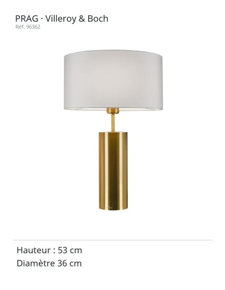 PRAG geborsteld goud Villeroy & Boch – afmetingen