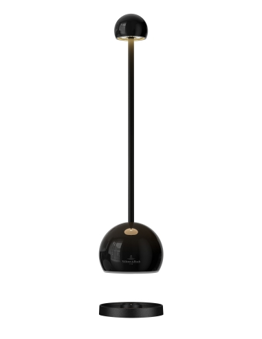 ELBA RC ceramic-look black Villeroy & Boch – view with charging station