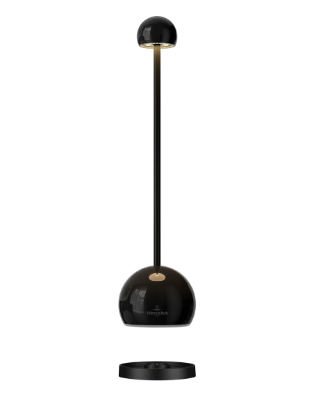 ELBA RC ceramic-look black Villeroy & Boch – view with charging station